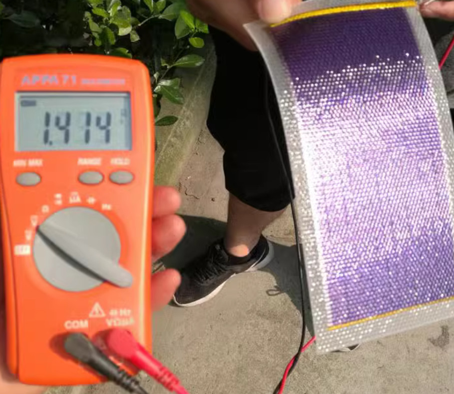Flexible Solar Panel 1.41V x 5pcs 20cmx10.5cm Thin Film Solar Panel