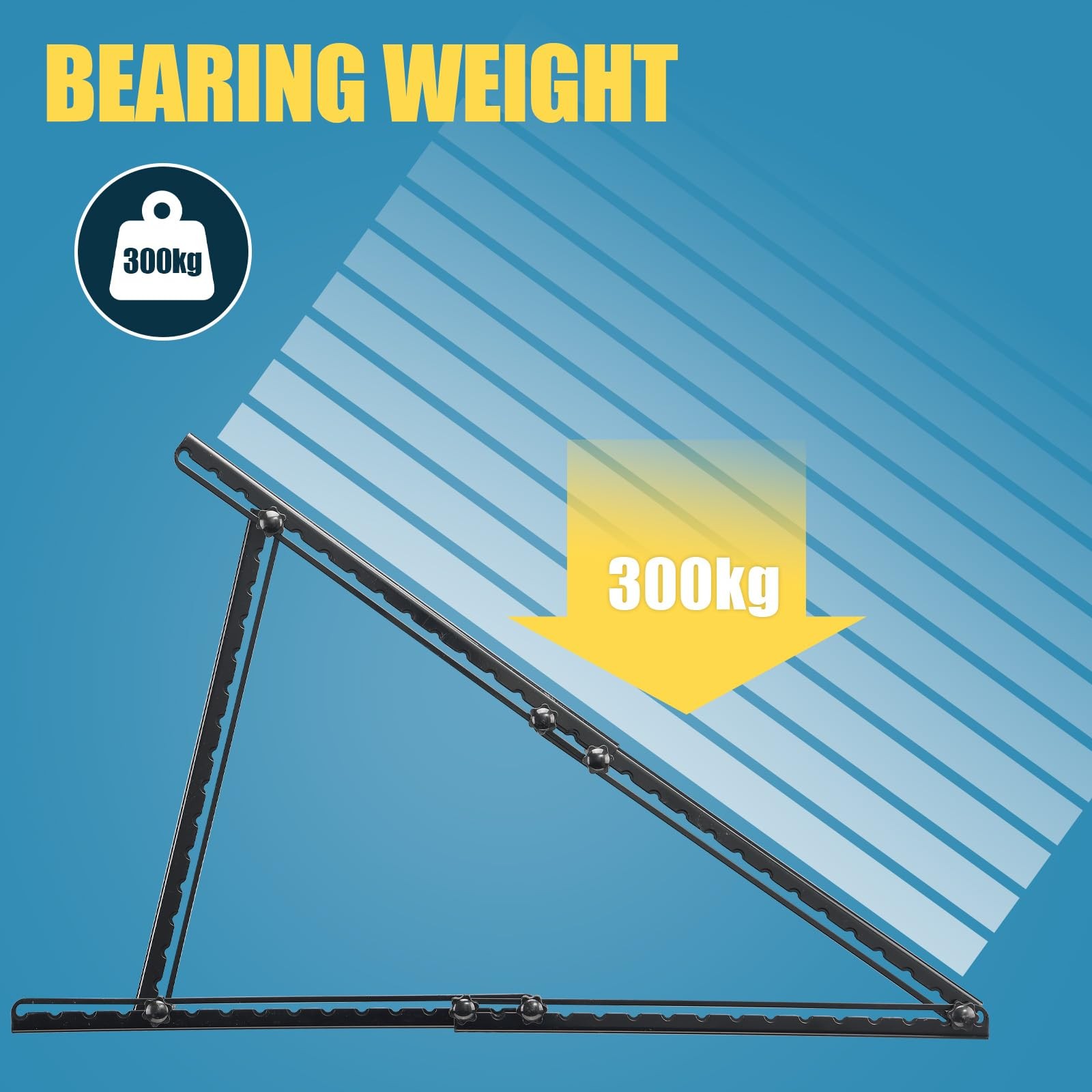 Solar Panel Stand 32inch Stand with Foldable Tilt Legs Adjustable Solar Panel…