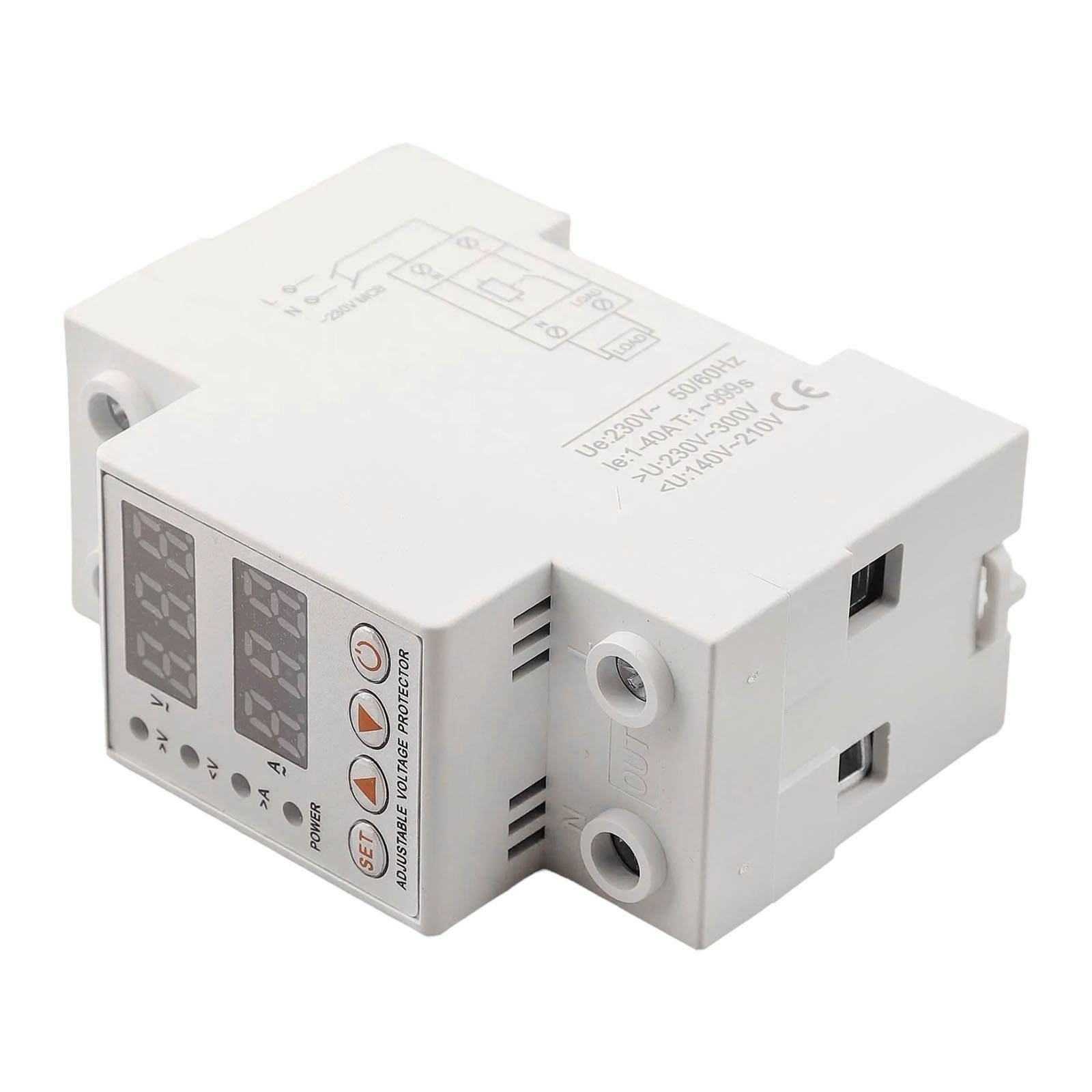 Easy Install Rail Type Overvoltage and Undervoltage Protection Solution