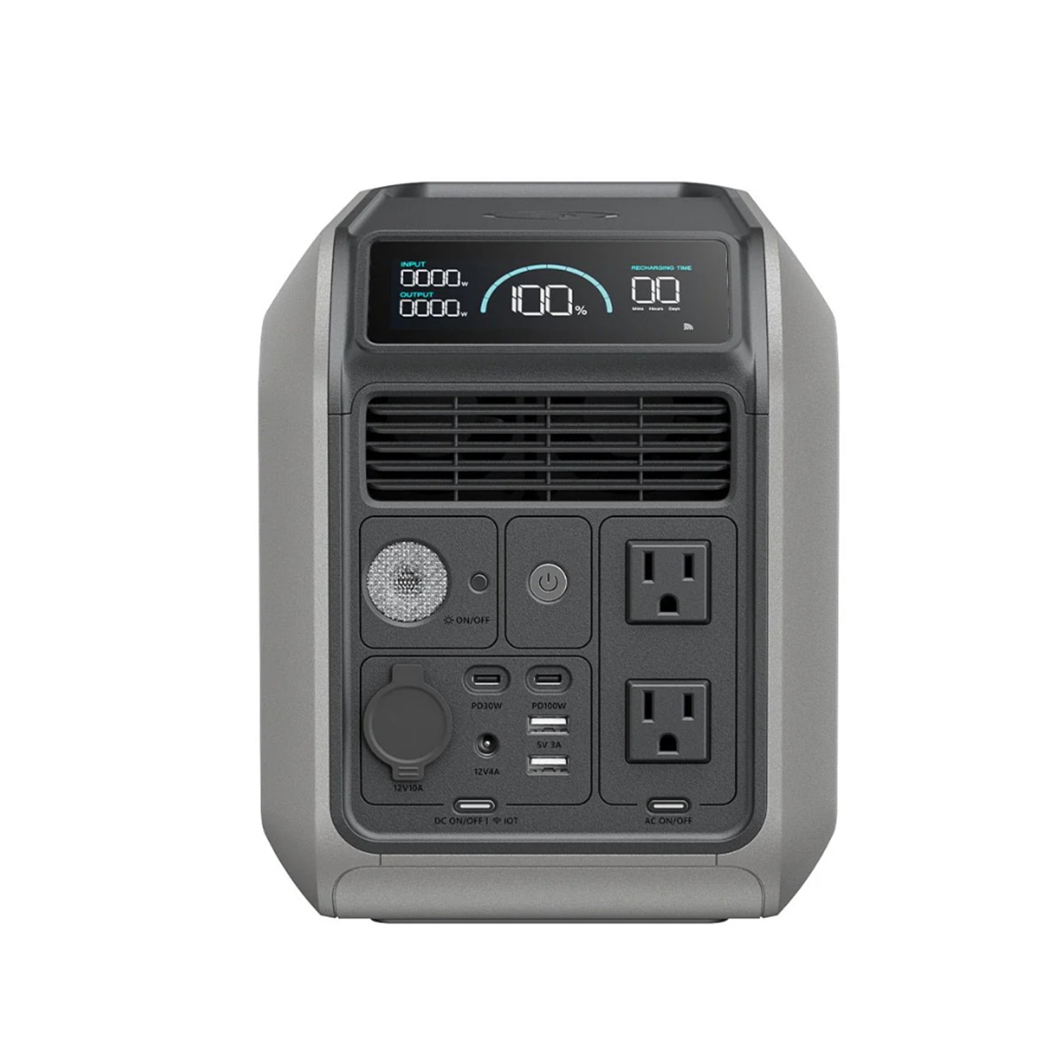 Dabbsson 1200W 1008Wh Power Station w/ 560W Car Alternator Charger Camping Trip