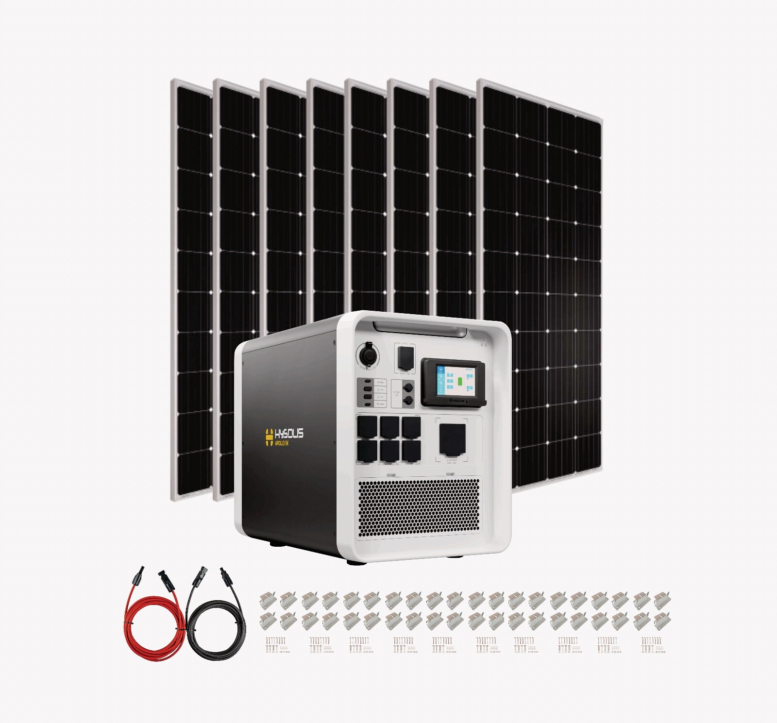 HYSOLIS APOLLO 5 KWh Solar Generator Complete Kit Power Station ready to use