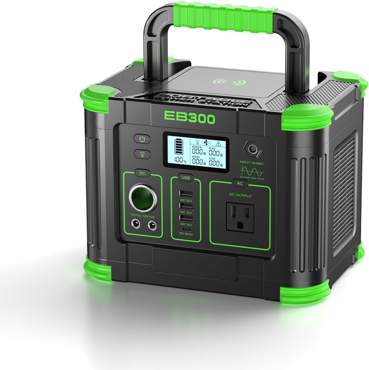 Versatile 330W Portable Power Station – Multi-Port Design for All Adventures