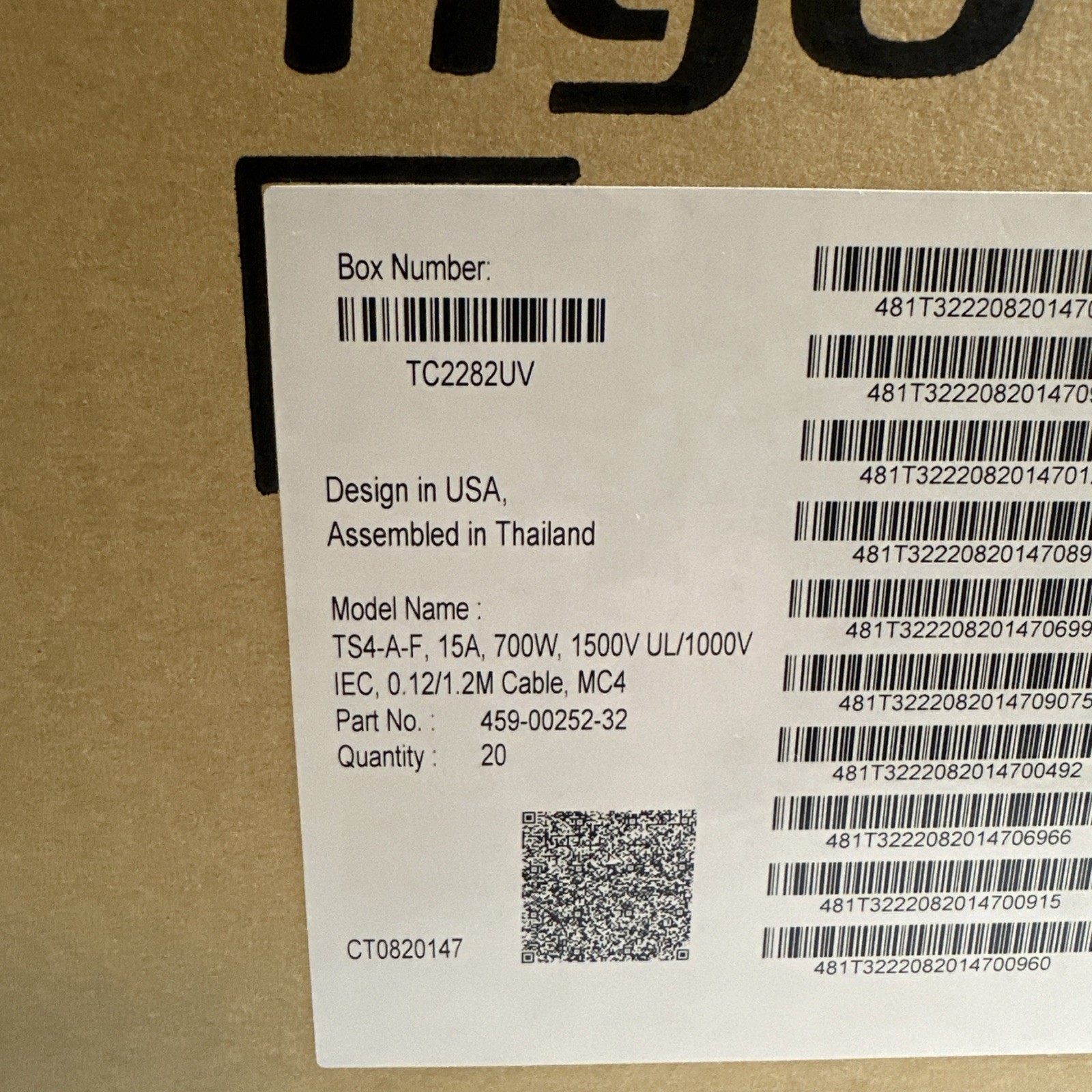 20 x Tigo TS4-A-F Rapid Shutdown Device for Solar Systems NEW BOX.