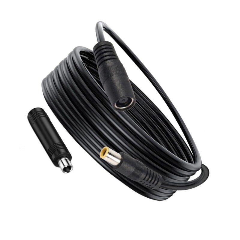 8mm Solar Panel Extension Cable 14AWG DC7909 Female to Male with DC8020 Adapter