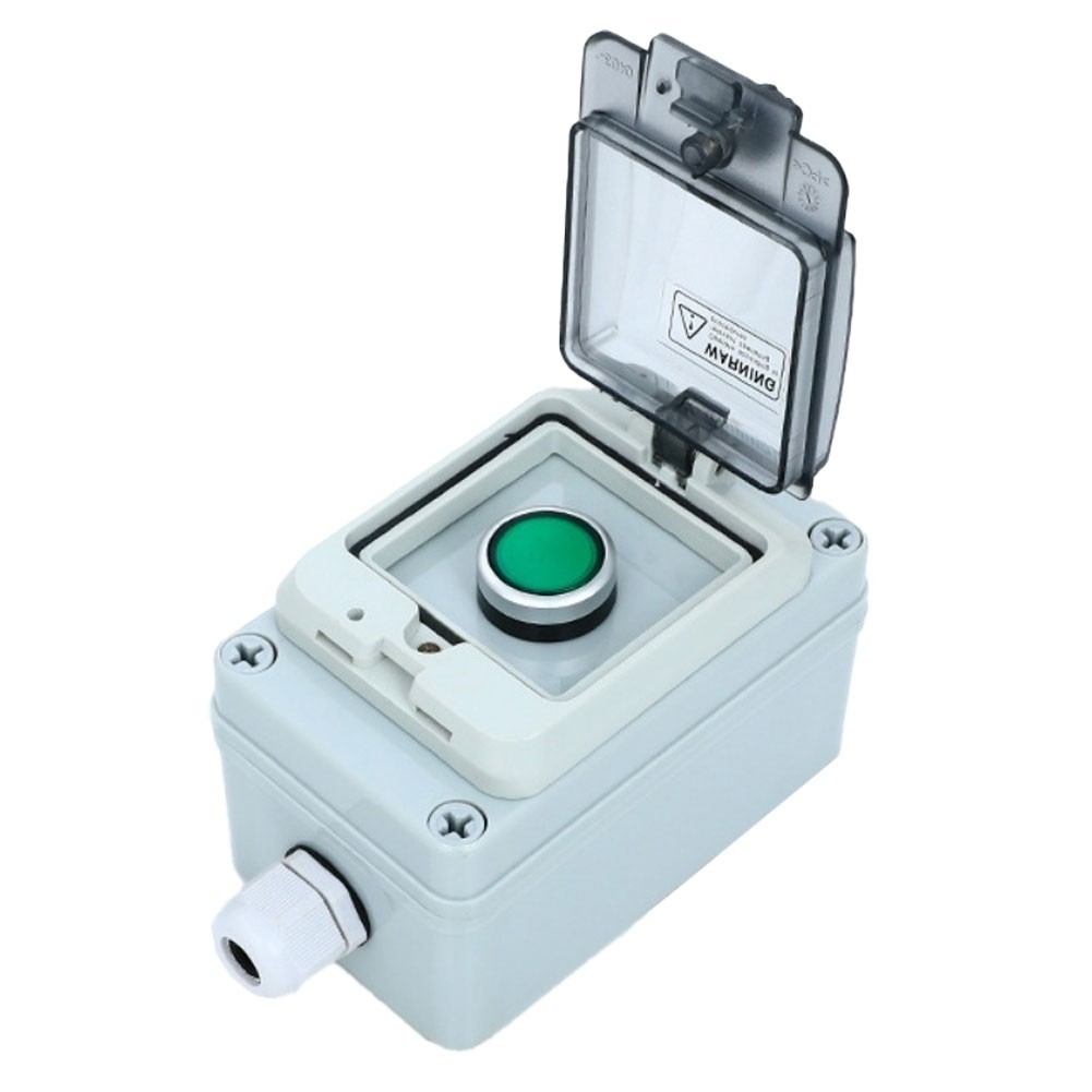 Heat Resistant Outdoor Waterproof Control Box with Button Switch Start Stop