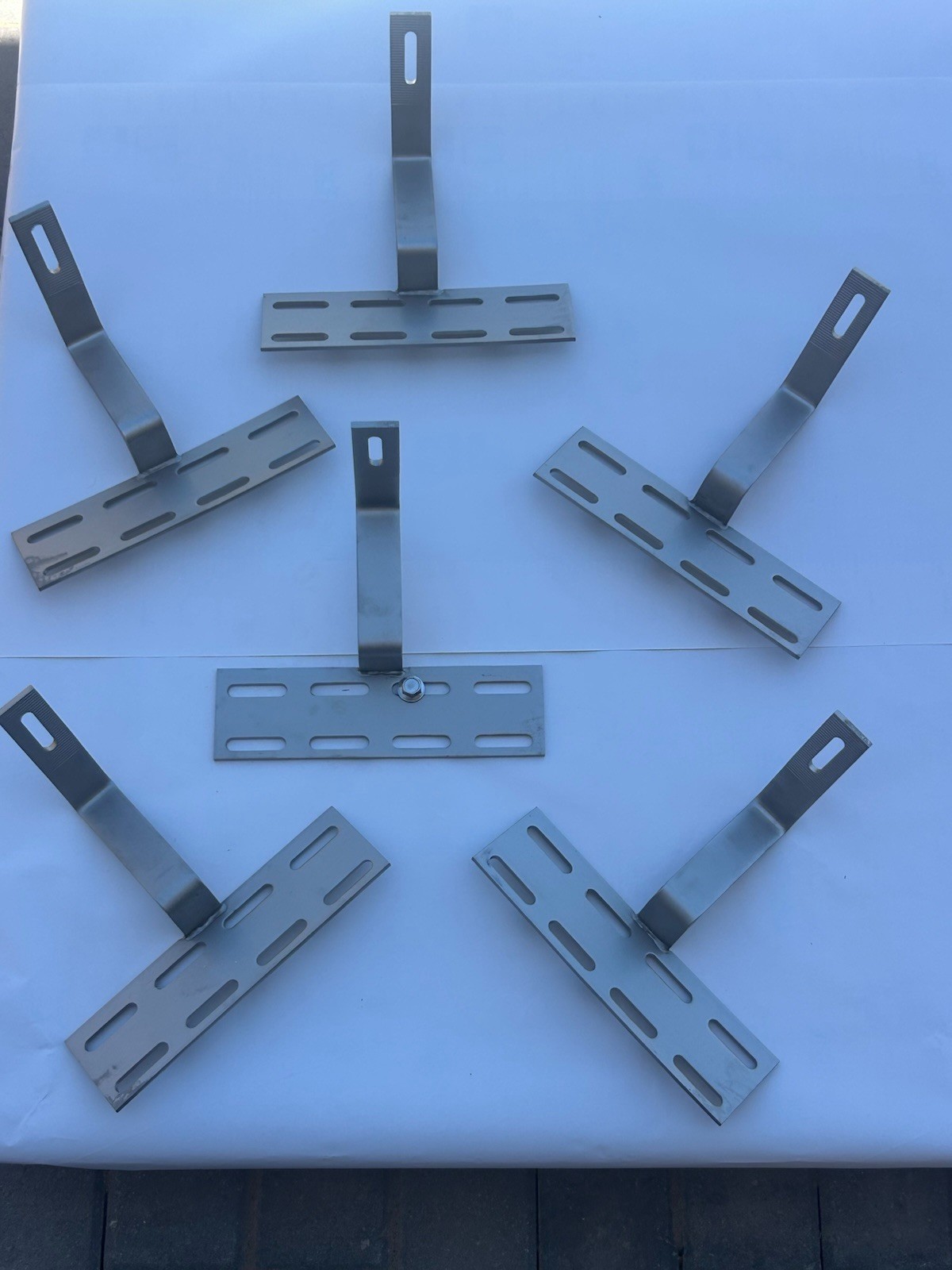 Solar roof tile hook mounting Pack of 6