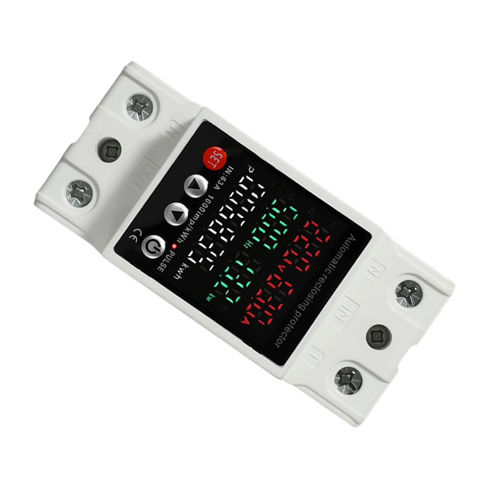 PA66 Overvoltage Protector AC 80-300V 63A for Shutter and Heating Systems