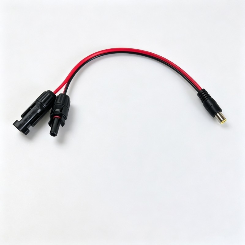 MC4S Solar Connectors Adapter Cable for Portable Power Input, DC7909 Charging