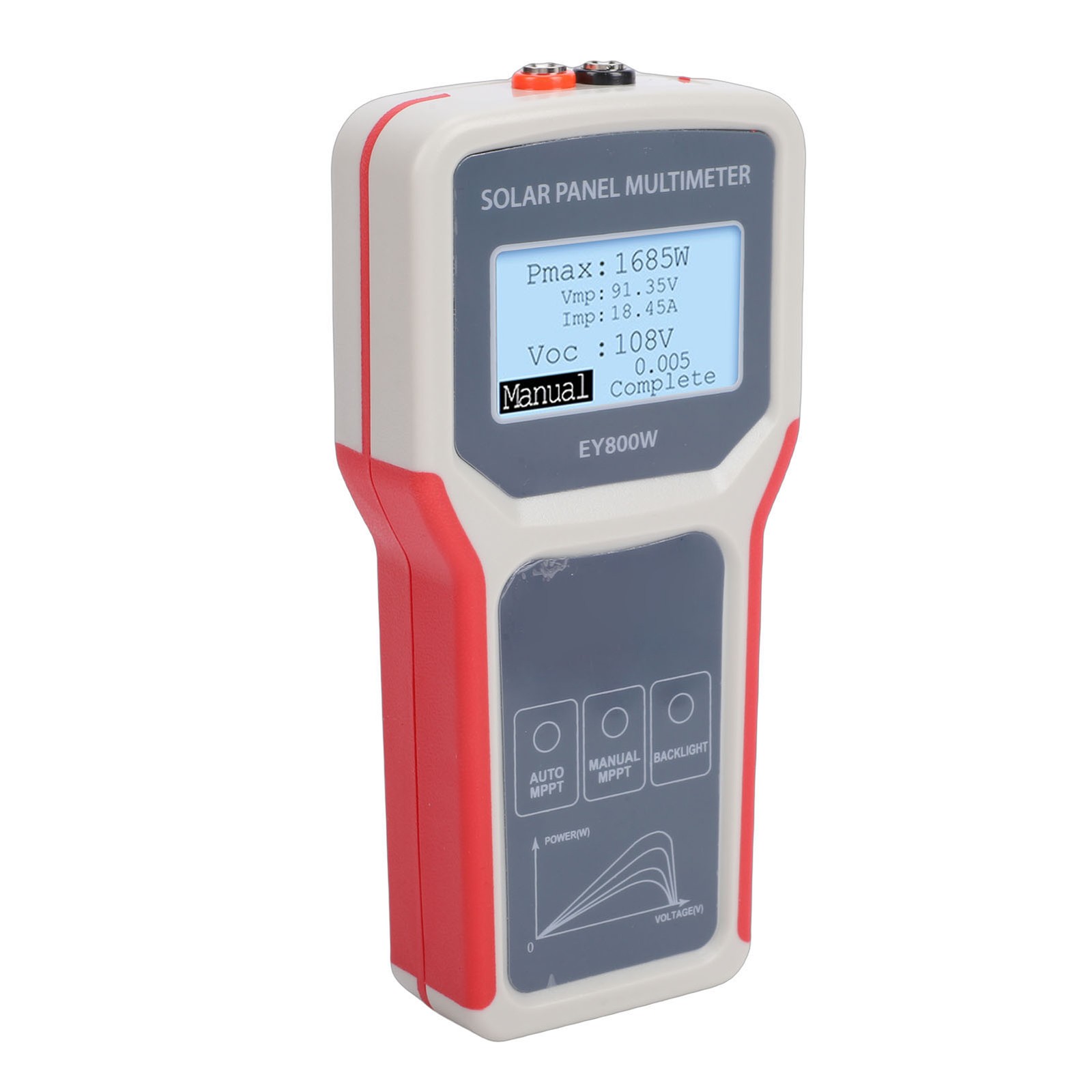 1-Solar Panel Tester LCD Display For Solar System Use 800W 12V-60V Multimeter