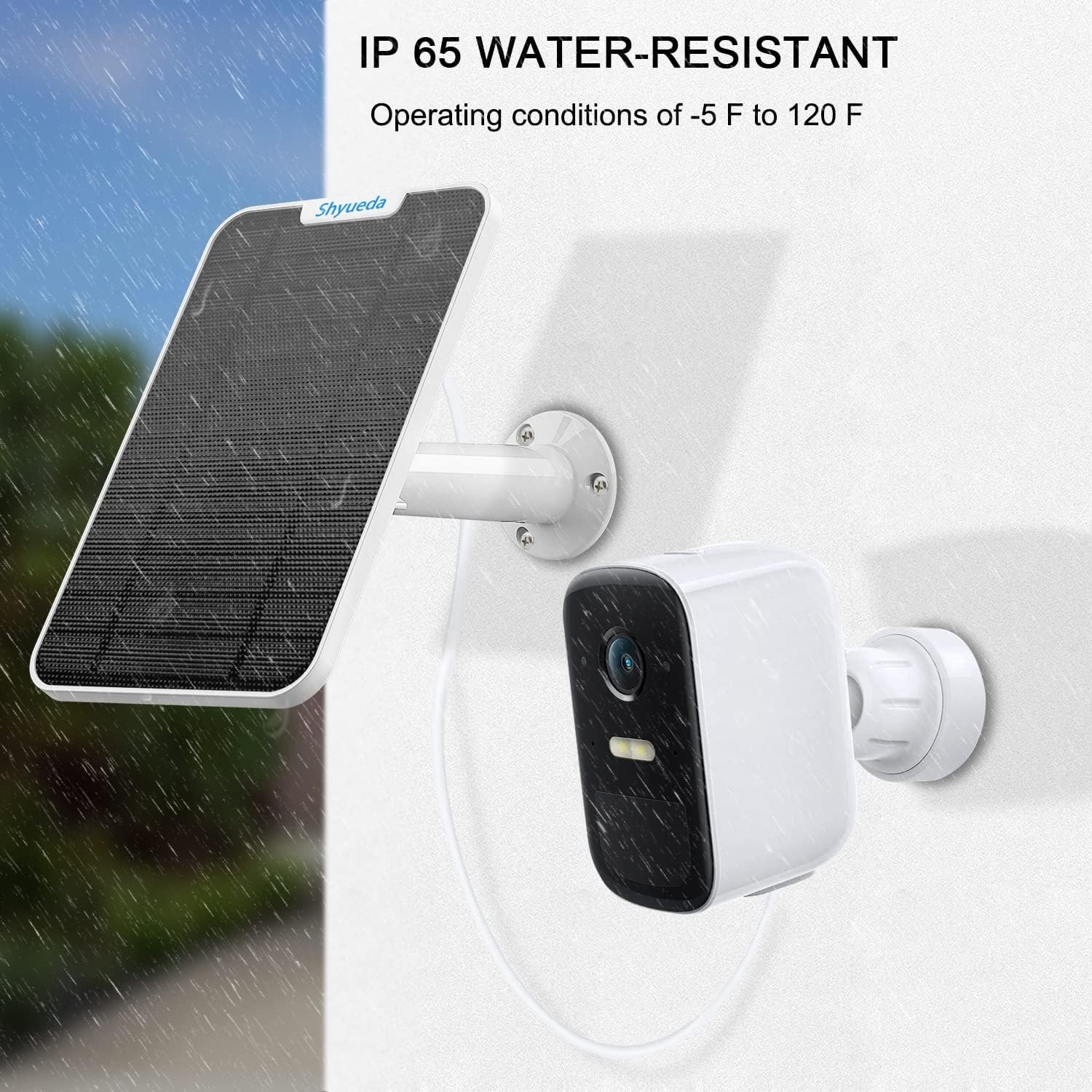 Solar Panel Compatible with Eufycam 3/3C/2C/2C Pro/2/2 Pro/E20/E40/E/S40/S220…