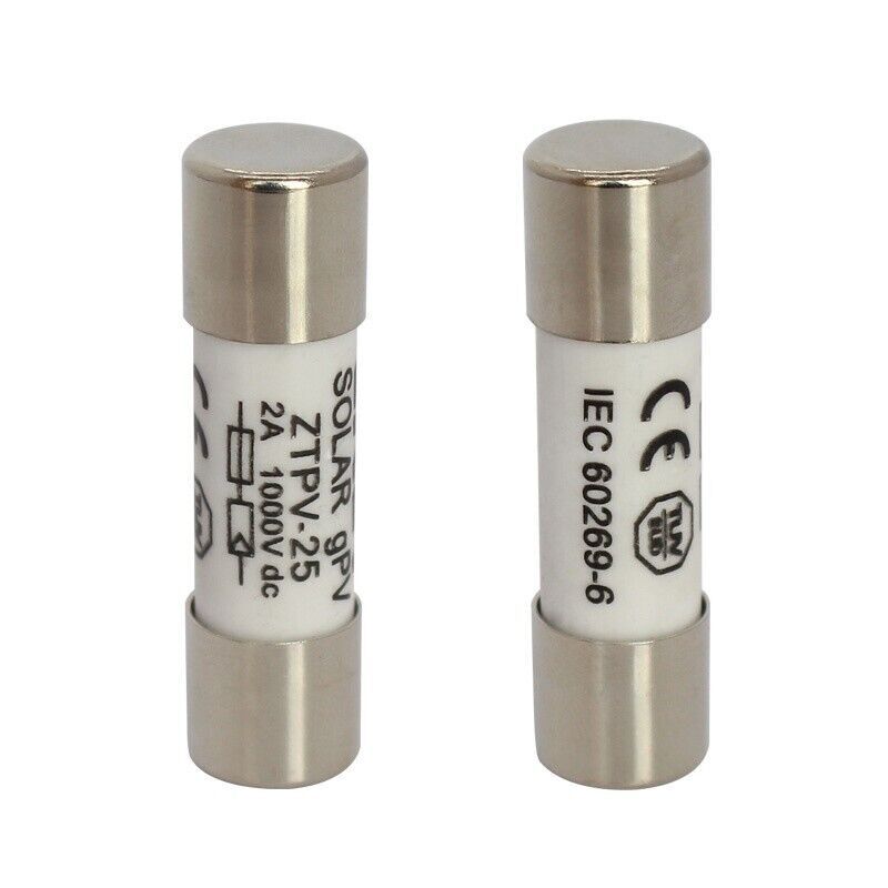 Solar System Fuse | DC 1000V PV Fuses | 10×38 mm 6,10,15,20, or 30 A | US Ship