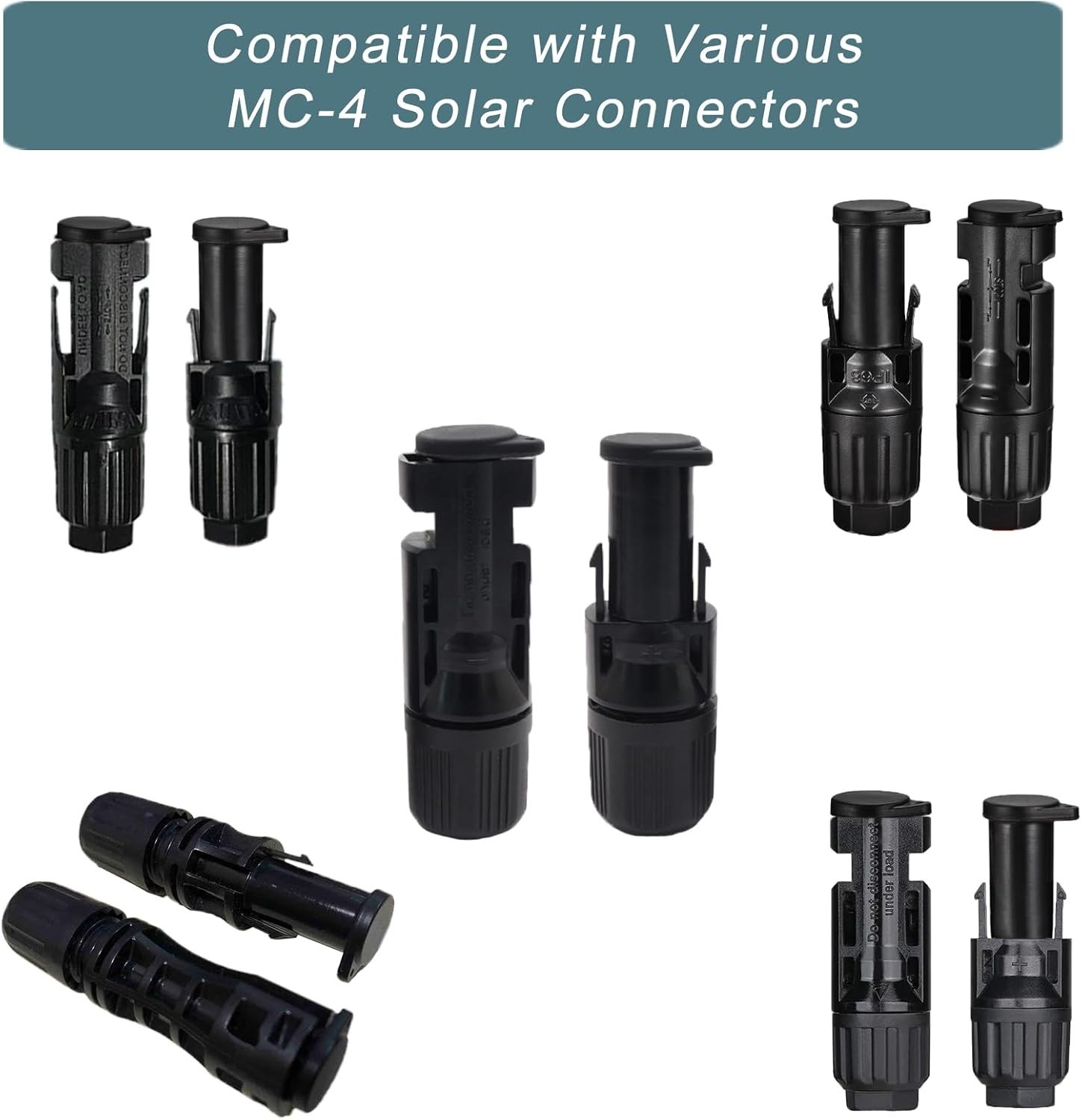 Solar Connector Caps, IP67 Solar Panel Connector Cap Weather Resistant Dust Male