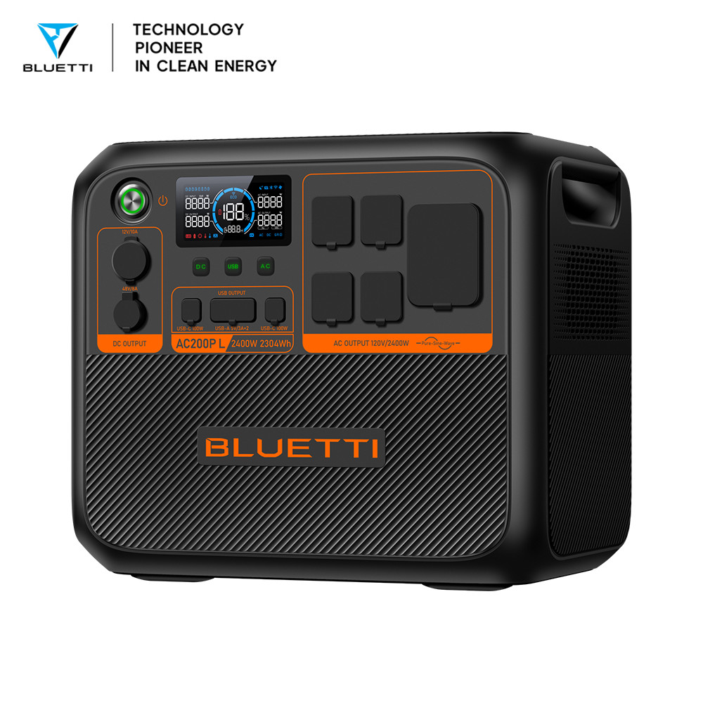 BLUETTI AC200PL 2400W 2304Wh Expandable Portable Power Station for Home Backup