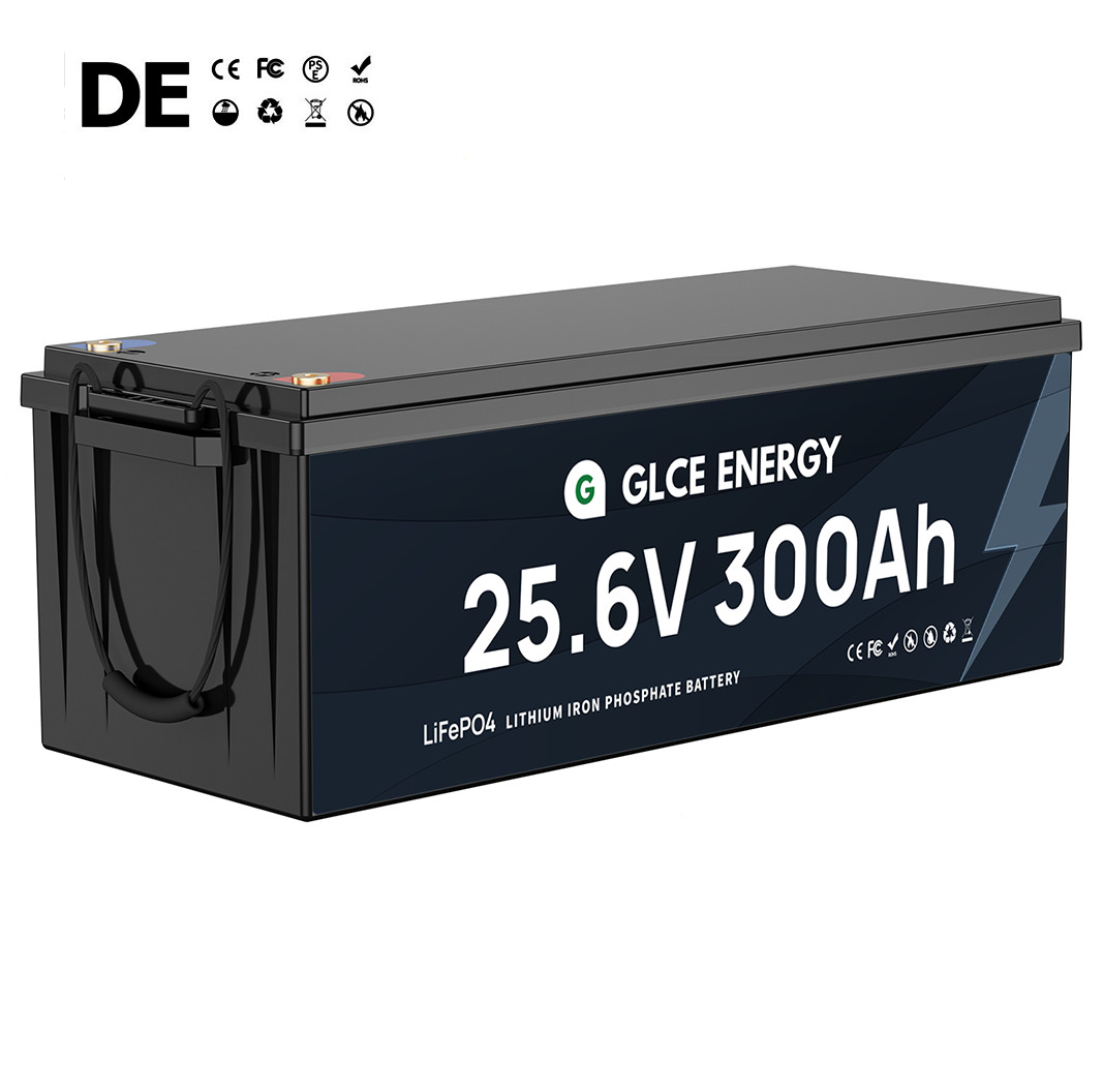 Large Capacity Lifepo4 battery 25.6v 300ah Lithium Ion Battery BMS Truck Battery