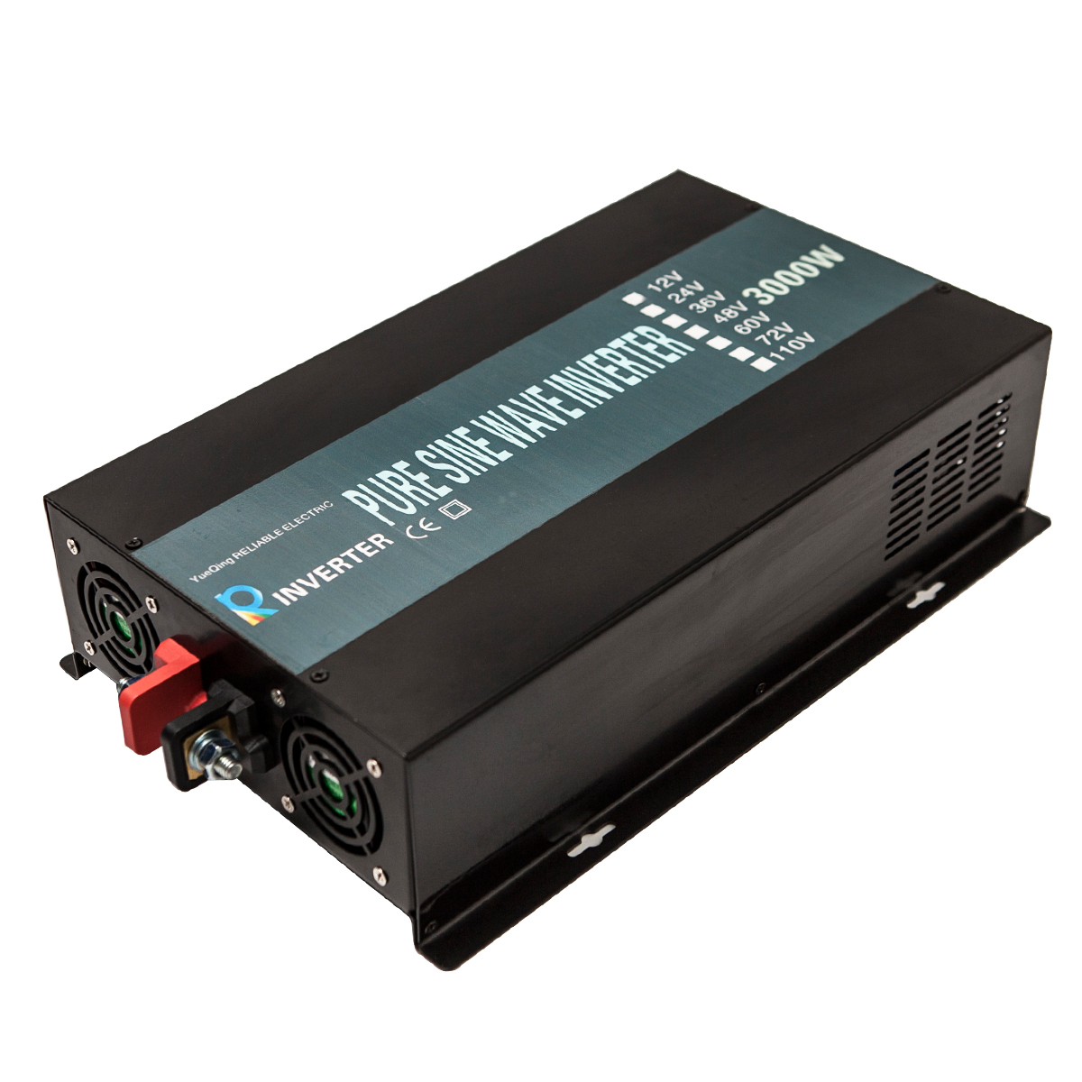 3000W Pure Sine Wave Inverter 24 Volt DC to AC 120V Power Car Truck Motor Solar