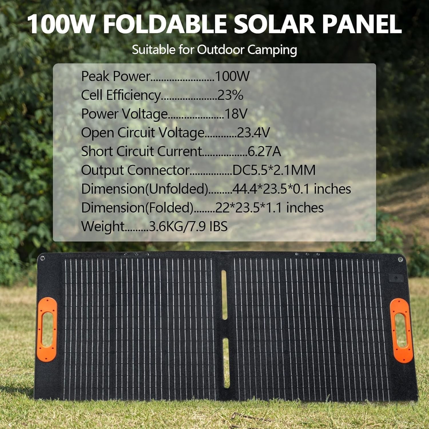 ALLWEI 300W/256Wh LiFePO4 Solar Generator with 100W Solar Panel Included, Portab