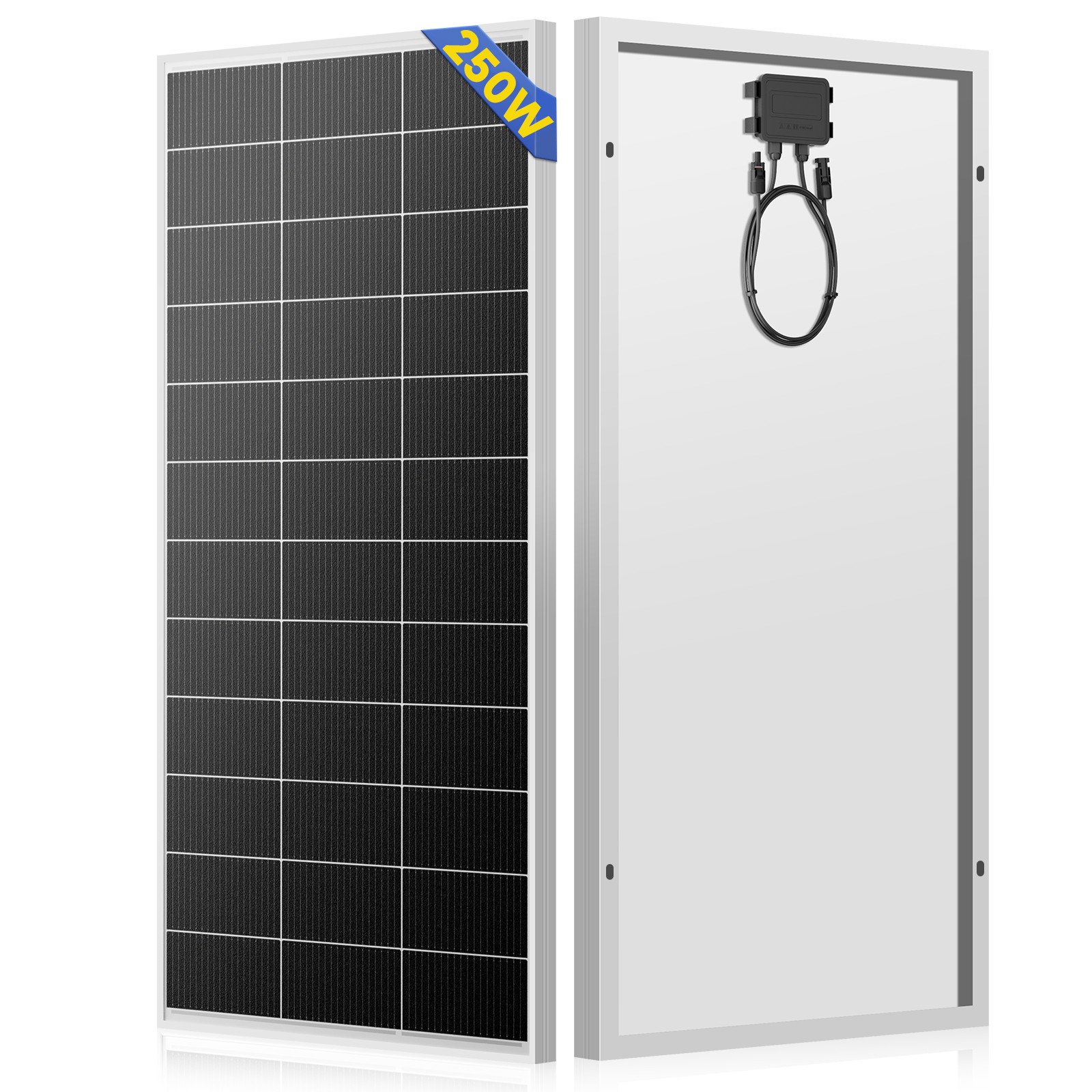 250W 500W 1000W Mono Solar Panel 18BB Power RV Camping Home Camp Off Grid Charge