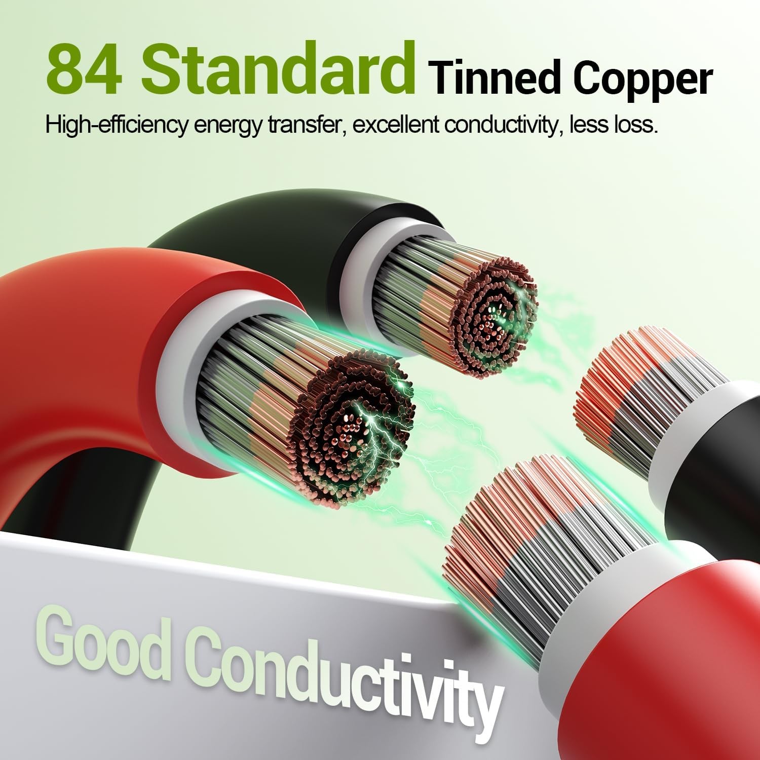 30FT 10AWG Solar Extension Cable, 10 Gauge Solar Panel Wire with Female and Male