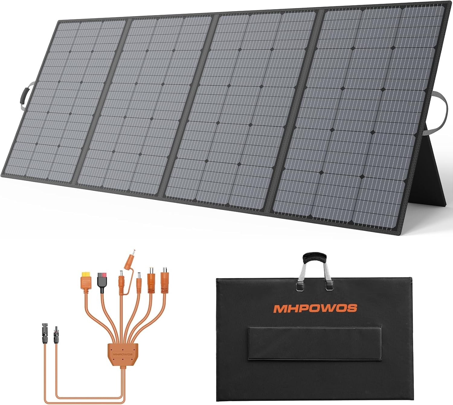 Portable Solar Panel 220W 40V Monocrystalline Foldable Solar Panels Charger