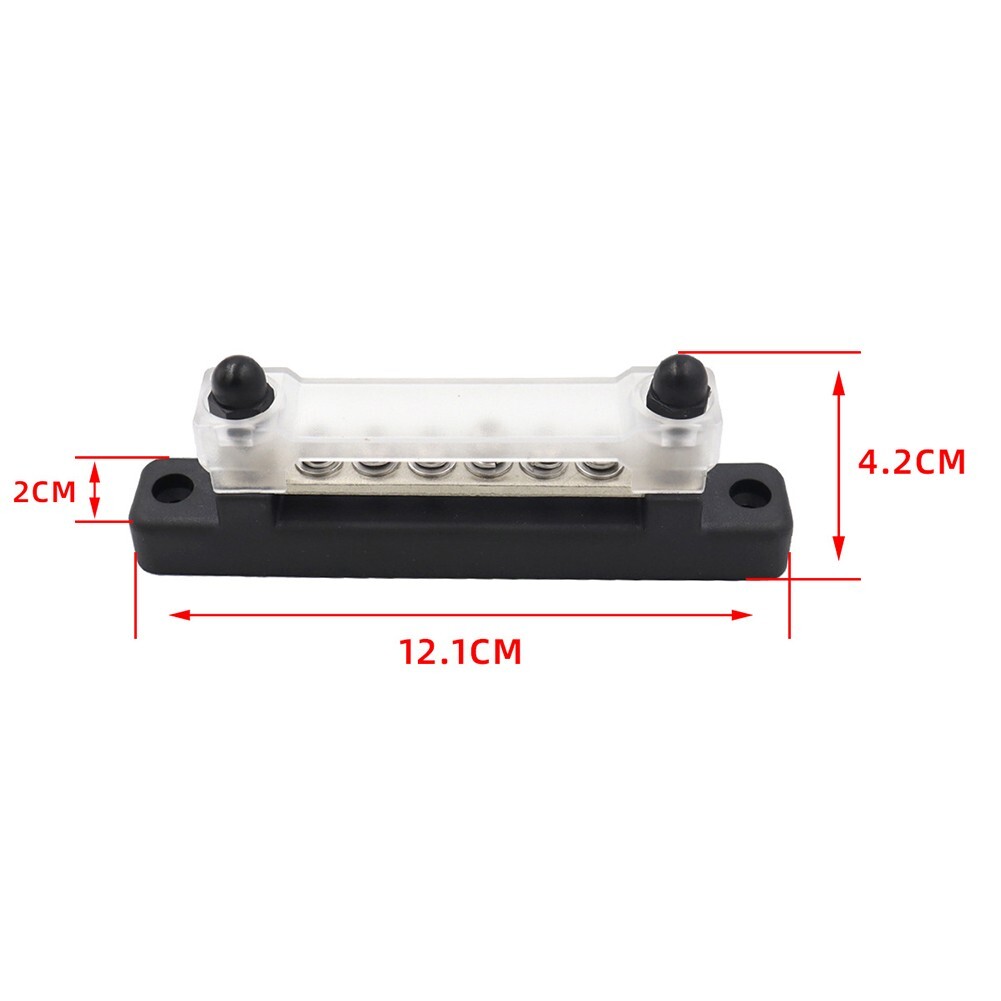 150A M6 Bus Bar 12V Power Block for Trucks RVs and Boats Wiring Solutions