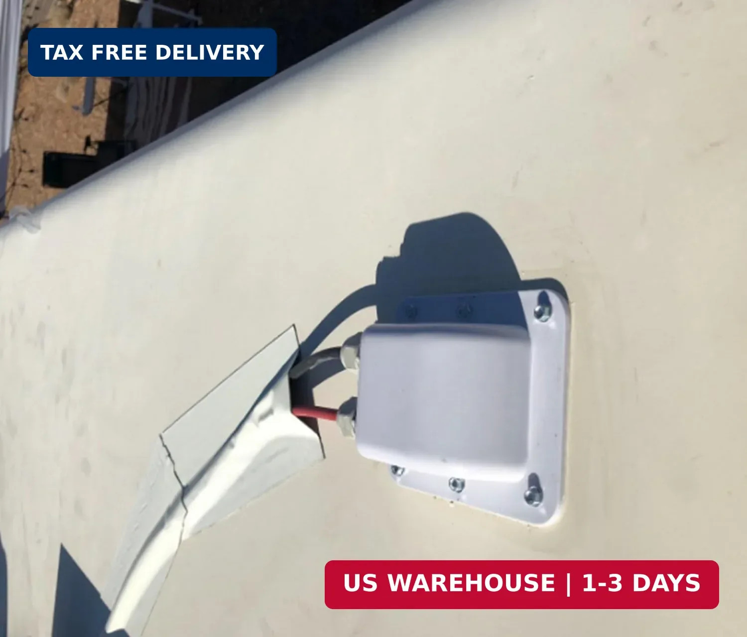 Waterproof ABS Double Cable Entry Gland for Solar Panels,Motorhomes,Caravans,Boa