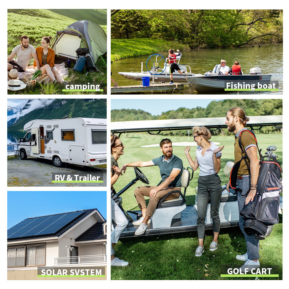 48V 100Ah Lifepo4 Lithium Battery 200A BMS Boat Golf Cart Solar VAN RV EV Camper