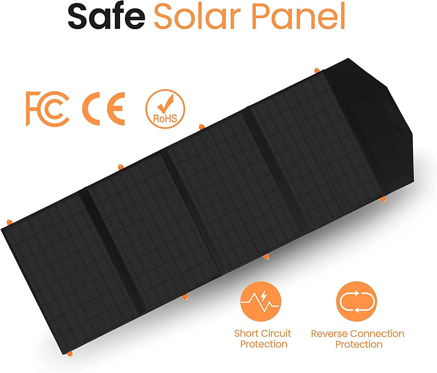120W Portable Foldable Solar Panel Kit with 20A Charger Controller, 3 USB QC3.0