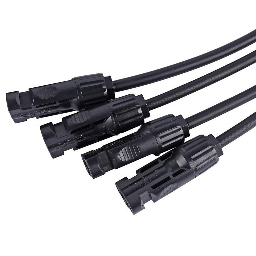 Solar Cable Y Panel Branch Connector IP65 Waterproof Solar Adapter Connector USA