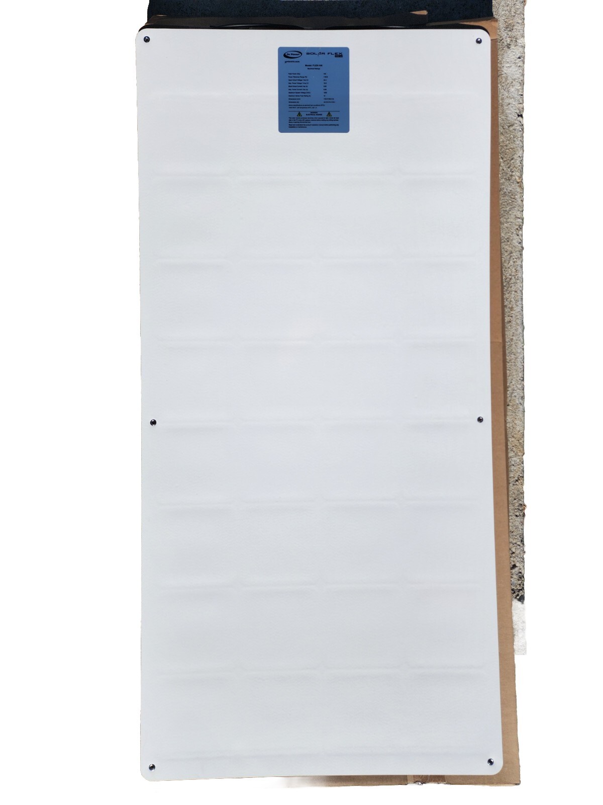 GO POWER GP FLEX-100 100W FLEXIBLE SOLAR MODULE PANEL GP #82985