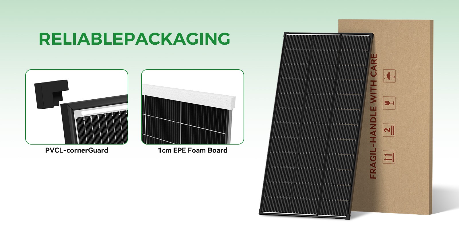 Bifacial 200W Solar Panel Home RV PV Power Off-Grid Boat Power Camping Battery