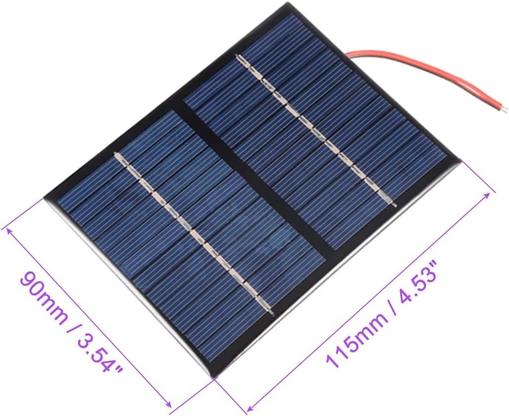 Durable 12V Mini Solar Panel – 1.5W Power, Weather-Resistant & Easy to Install