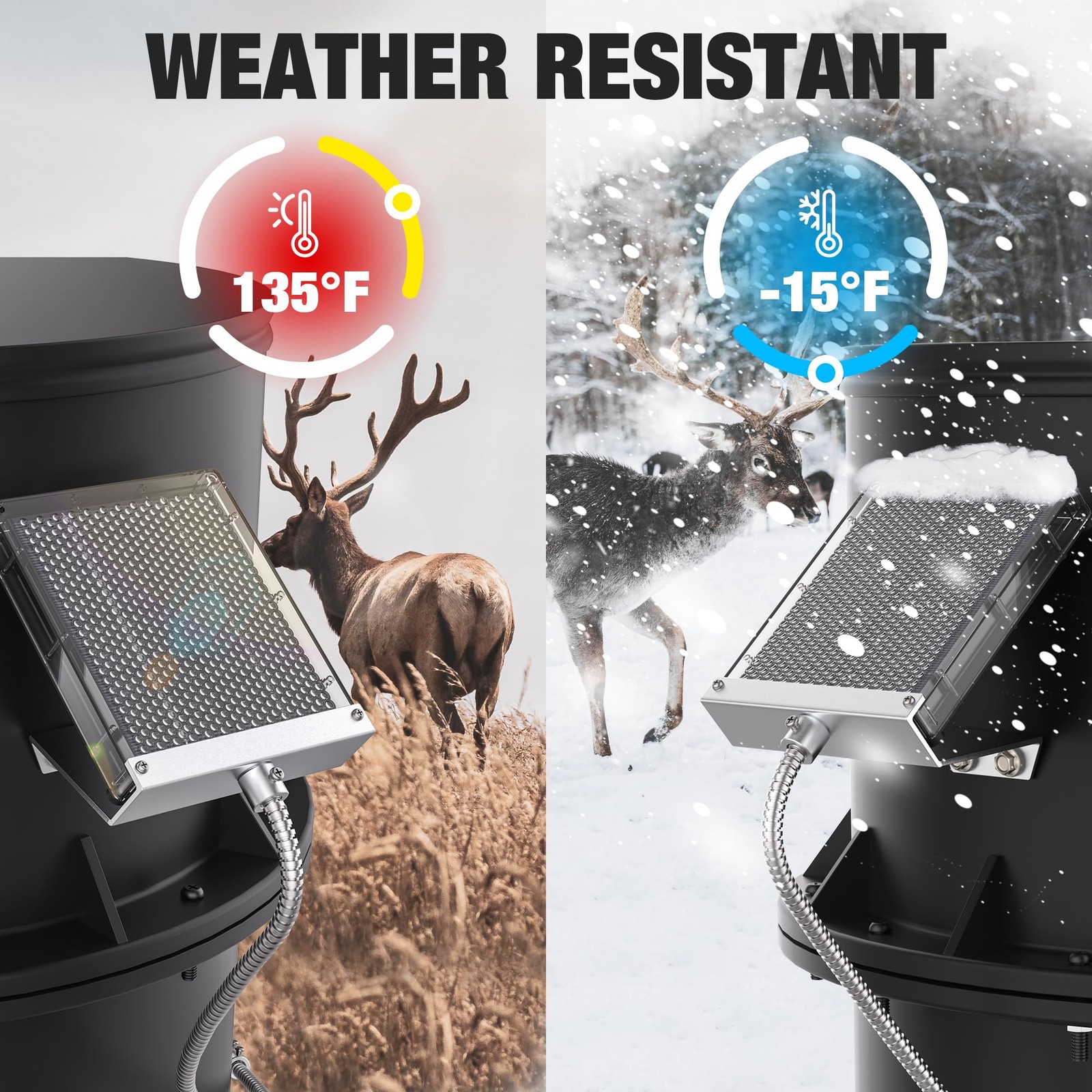 6V Solar Panel Battery Charger for Deer Feeder 1.7W Waterproof Solar Panel with