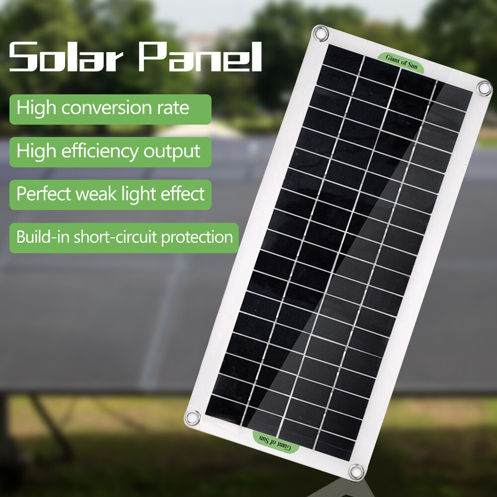 30W Polycrystal Solar Panel Flexible Solar Panel For Camping Car Traveling N8M0
