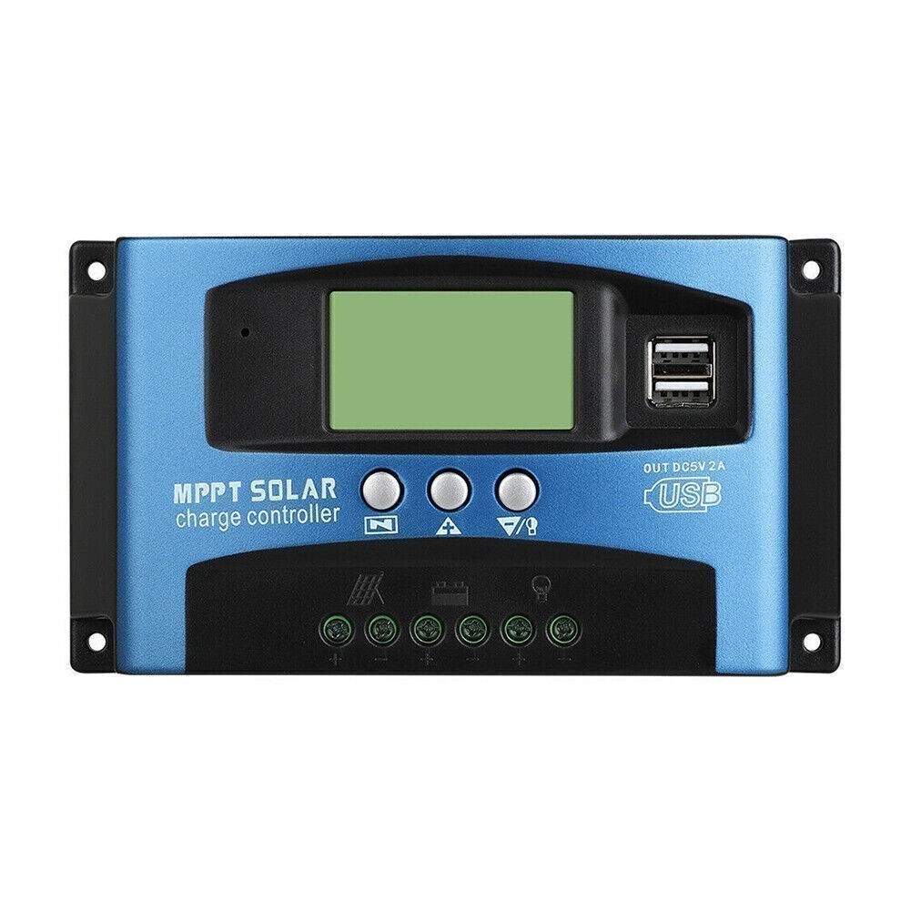 30-100A MPPT Solar Panel Regulator Charge Controller 12V/24V Auto Focus Tracking