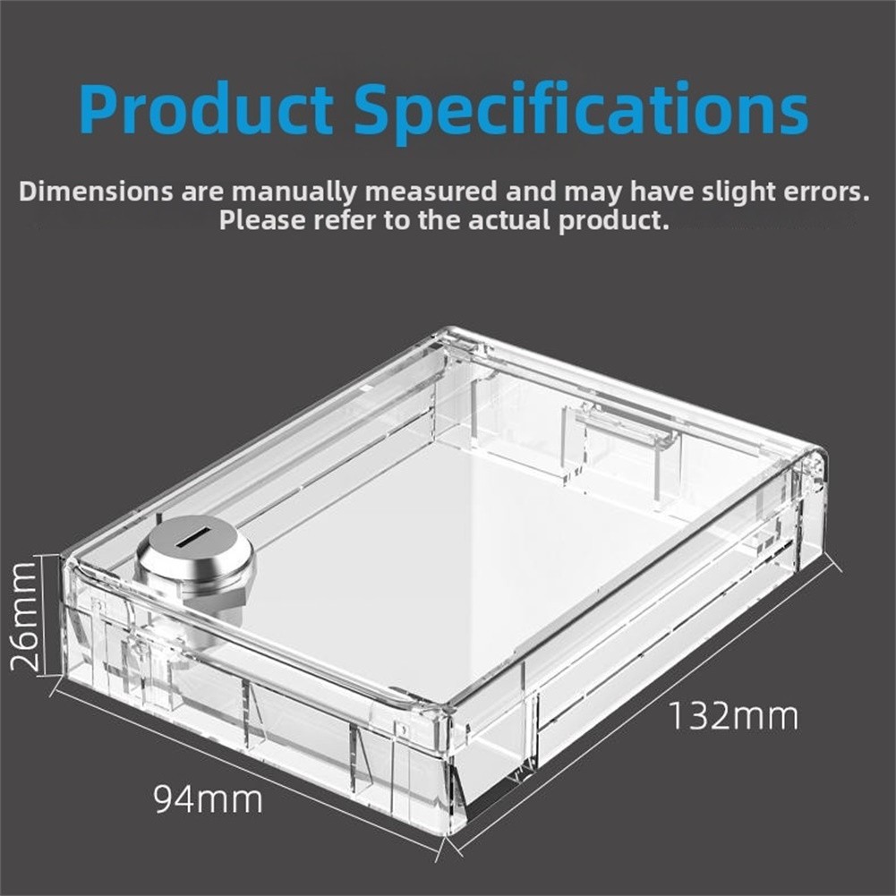 Built-in Lock Panel Waterproof Dustproof Protection Slim Profile Design
