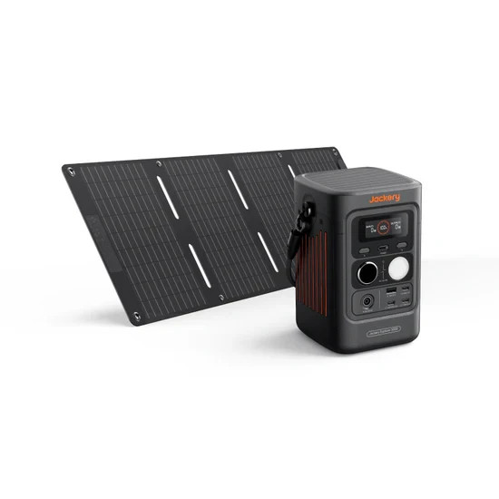Jackery Explorer 300D Portable Power Station – 288Wh – solar panels included