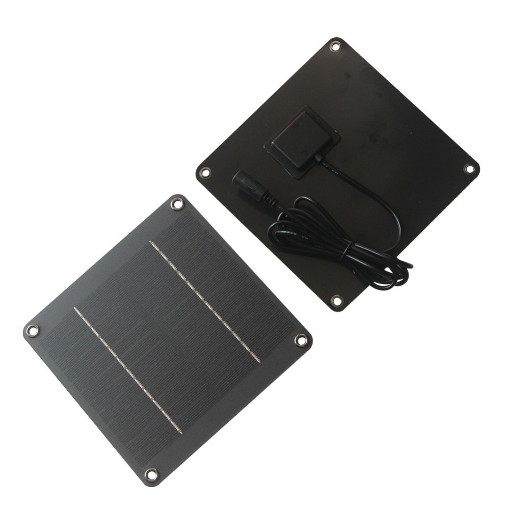 4W 12V Monocrystalline Solar Panel with 1 5 Meter Cable for Outdoor Lighting