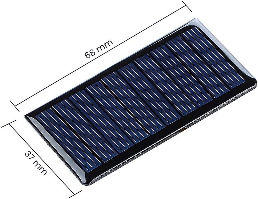 SUNYIMA 5V 60mA Epoxy Polycrystalline Solar Panel Cells for Battery Charger D…