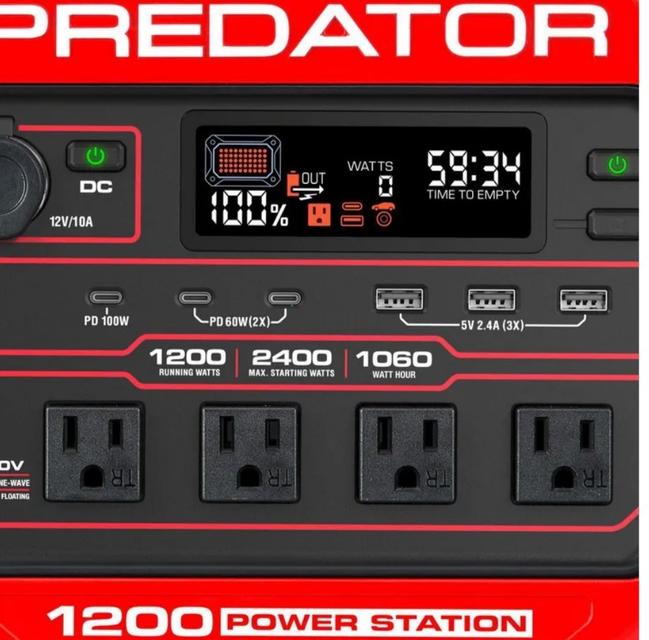 The PREDATOR 1200 Watt Power Station