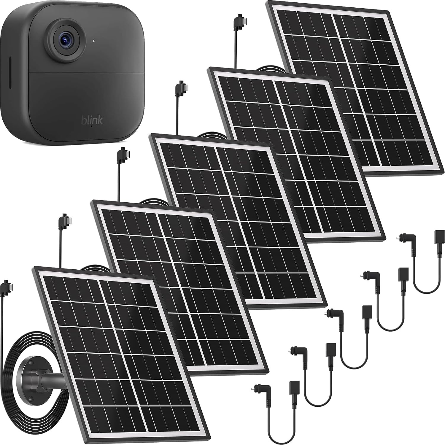 5W Solar Panel Charger for Blink Outdoor/Indoor Cameras with 13.1 Ft Cable
