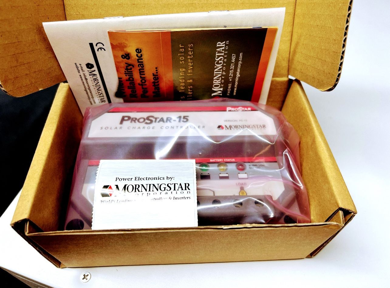 MORNINGSTAR PS-15 Charge Controller 15A Charge Controller 12/24V