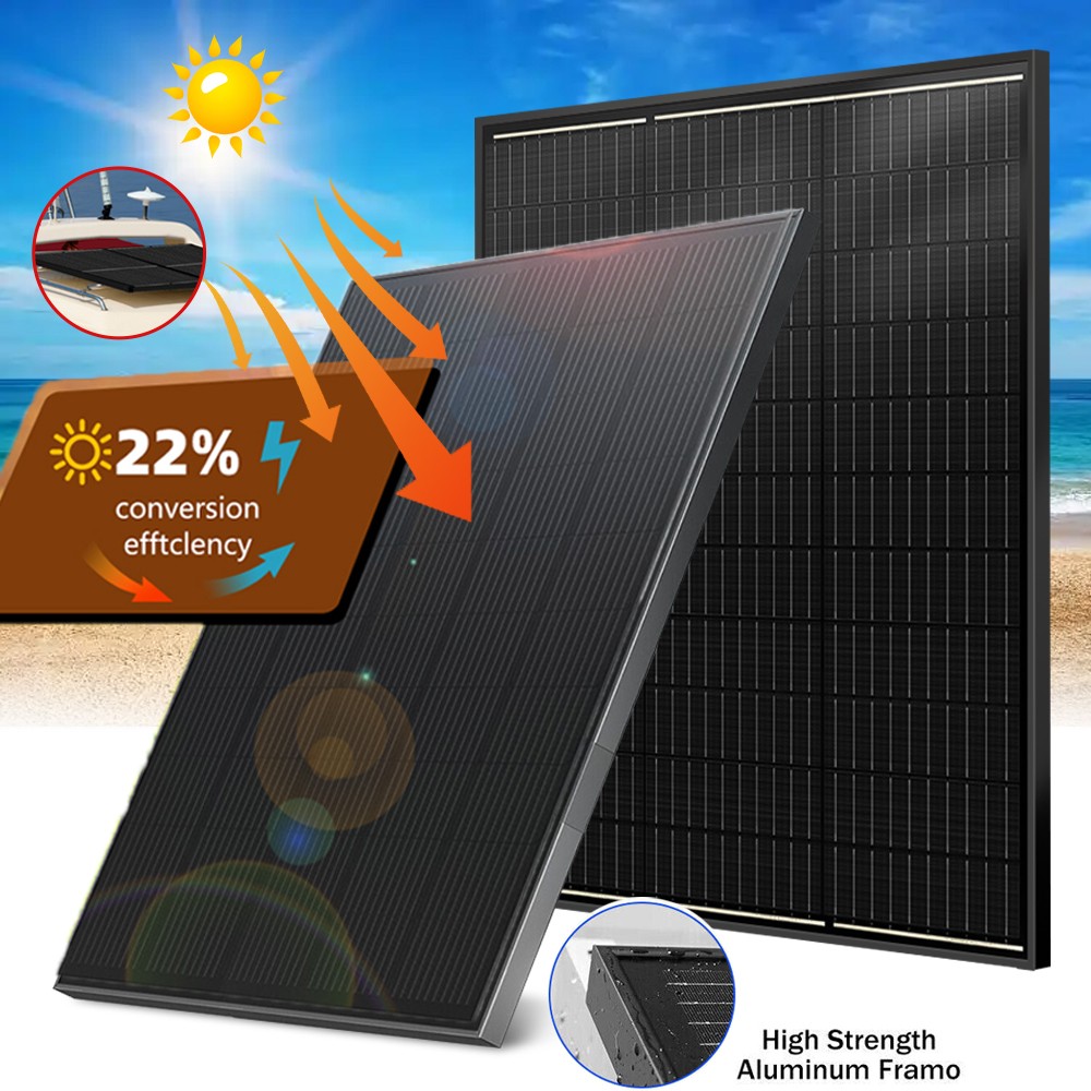 60W Watt Mono Solar Panel 18V High Efficiency PV Power RV Camping Home Off Grid