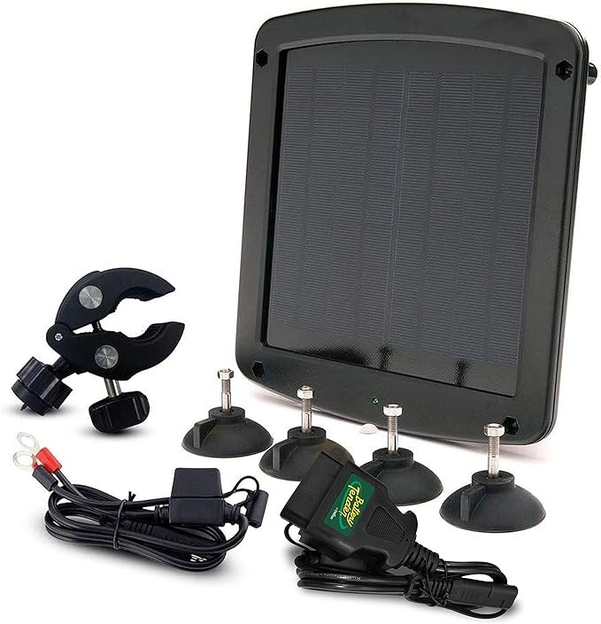 5 Watt Solar Panel 12V Battery Charger with Charge Controller – Weatherproof