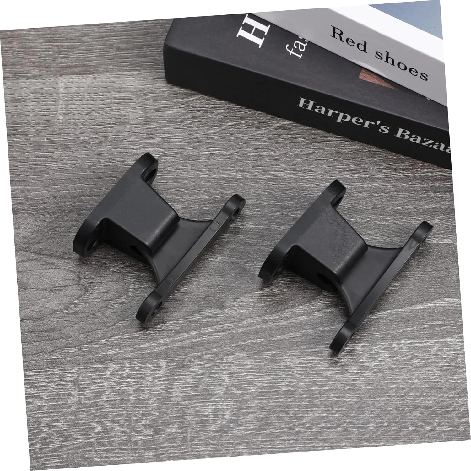 2pcs RV Door Holder Black T-Shaped Nylon Retainer Kit Camper Door Latch Stop Cat