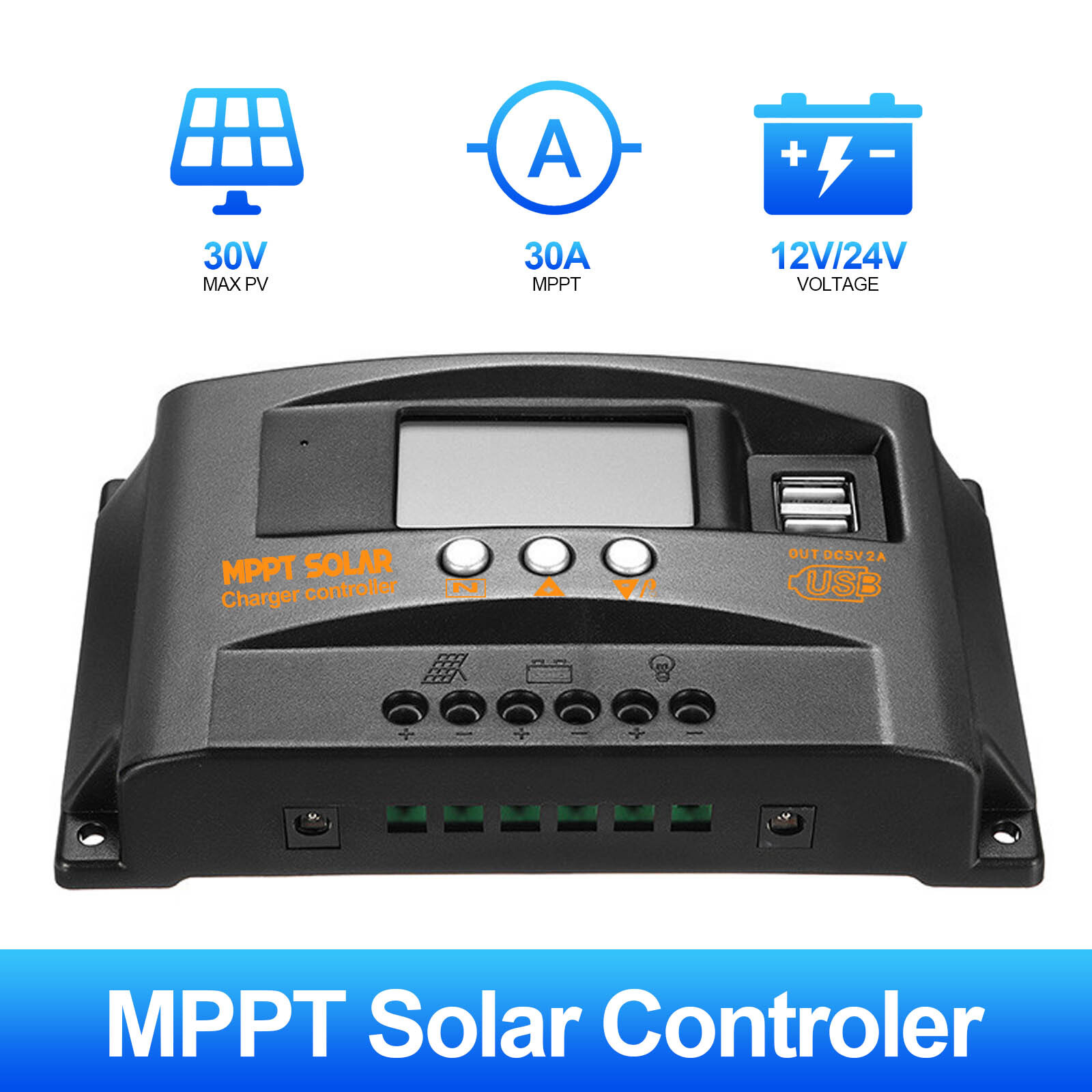 200W 12V Monocrystalline Solar Panel Off Grid Power for RV Camping Boat Caravan