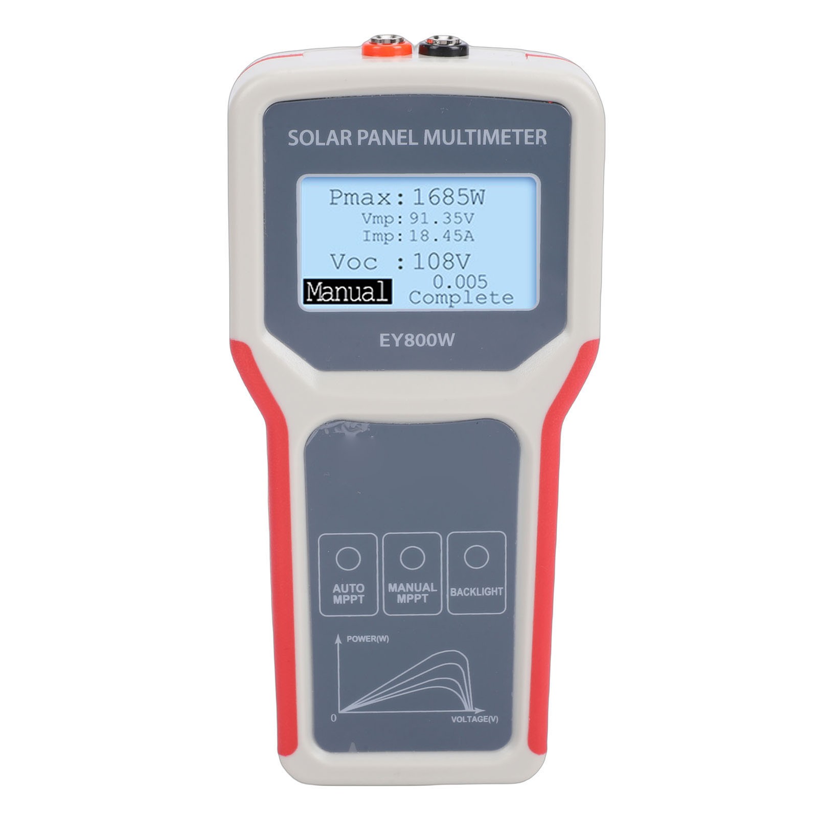 1-Solar Panel Tester LCD Display For Solar System Use 800W 12V-60V Multimeter