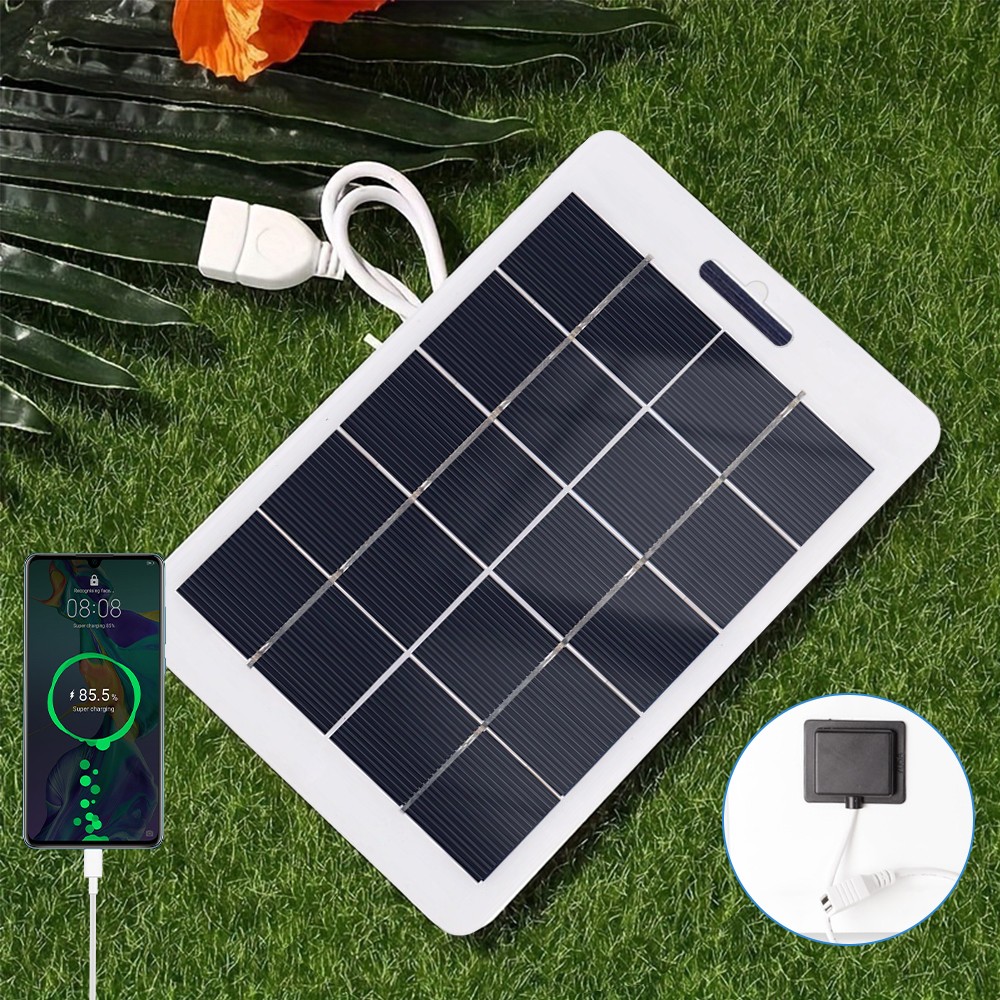 10W Mono Solar Panel For Phone Charging Camping Climbing Solar Charger Generator