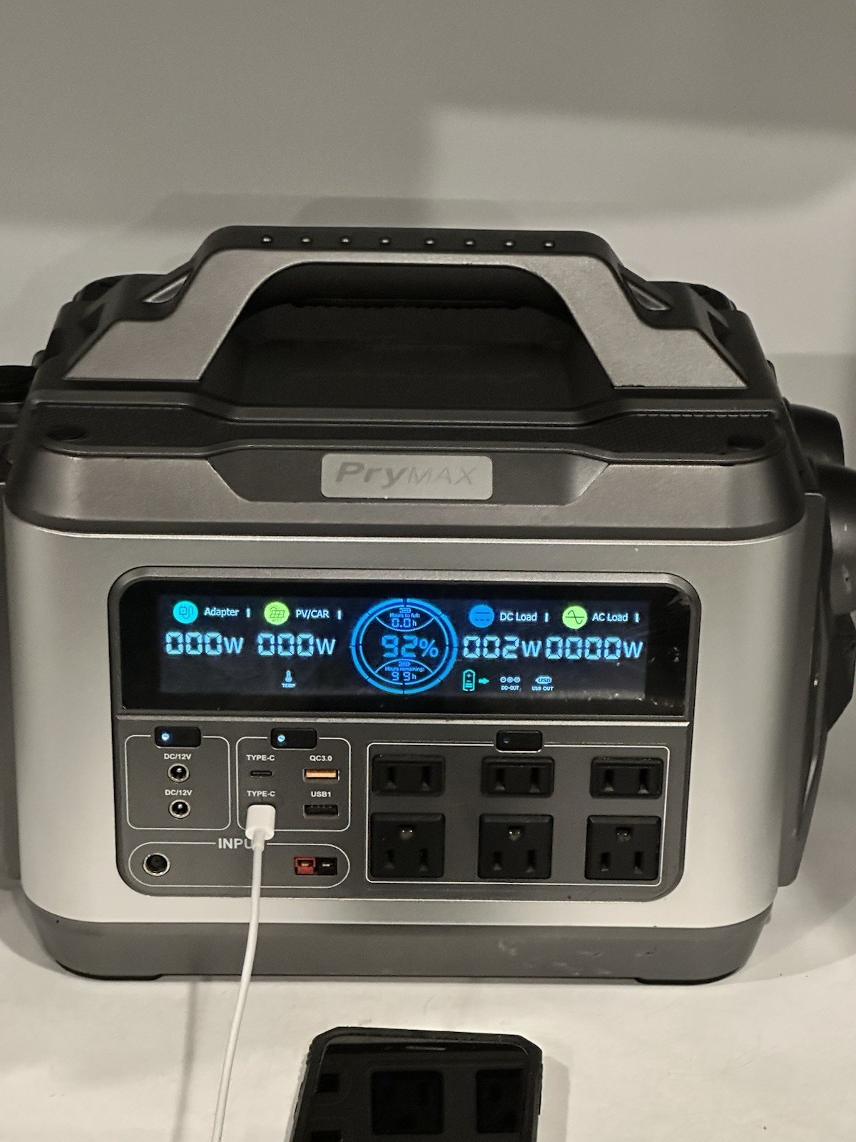 PryMax Portable 1200W 1100wh Power Station J1200Series Peak 2600W Indoor Outdoor