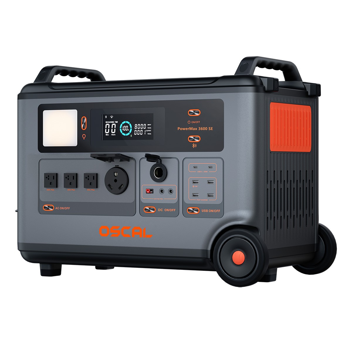 Blackview OSCAL PowerMax 3600 SE Portable Power Station 3600Wh +200W Solar Panel