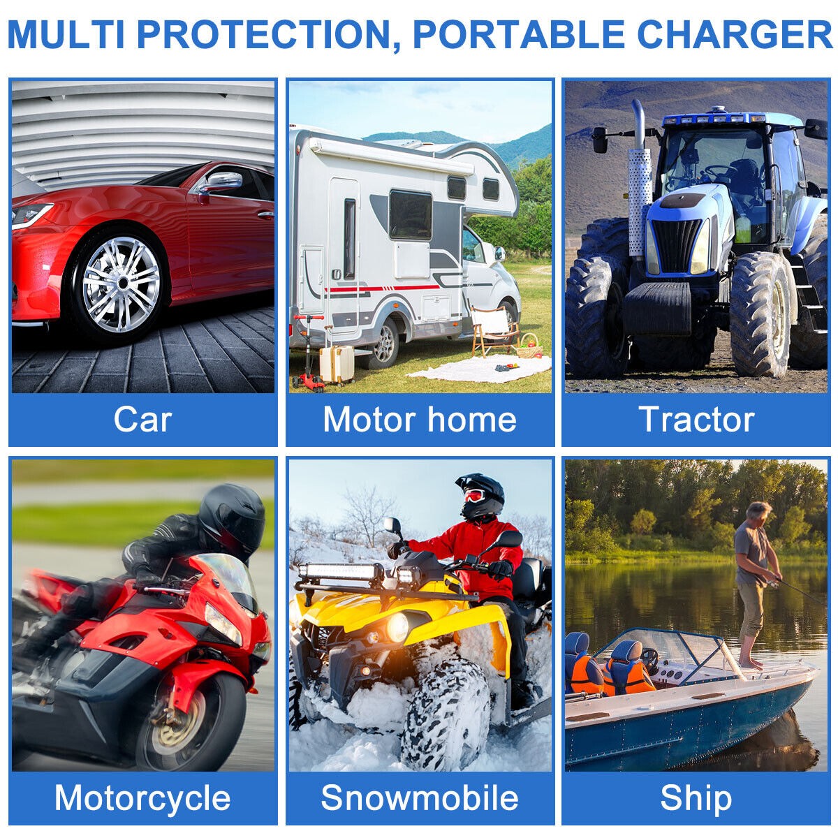 30W Solar Charger Kit – 12V Car/RV/Boat/Battery Power with Portable Solar Panel